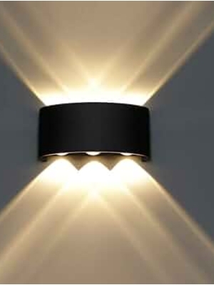 6w led updown light bk ww