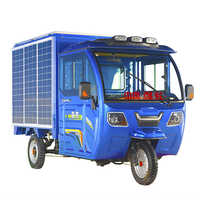 Solar Cargo Trike Electric Auto 3-wheeler Rickshaw New Energy Battery Powered Vehicle Convenient For Nearby Travel