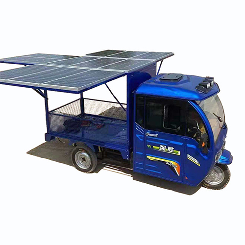 Electric 3-Wheeler E Rickshaw Solar Mobility Cargo Loader Auto Rickshaw