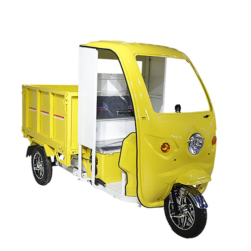 Electric Cargo Tricycle Rickshaw Loader Battery Operated Loader 3 Wheel Loading Rickshaw