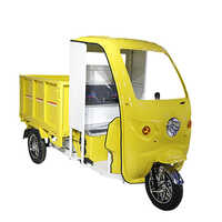 Electric Cargo Tricycle Rickshaw Loader Battery Operated Loader 3 Wheel Loading Rickshaw