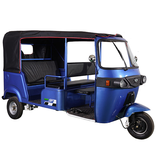 6 Seater Battery Rickshaw 4000W 60V Motor China Tuk Tuk Loading E Rickshaw