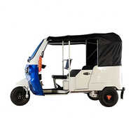 Electric Tricycle Taxi Bajaj Electric Rickshaw Keke Tricycle Tuk Tuk Bajaj Three Wheeler