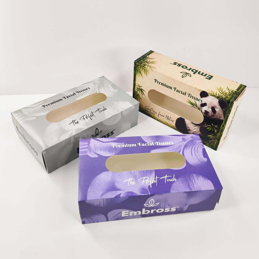 TISSUE PACKAGING BOX