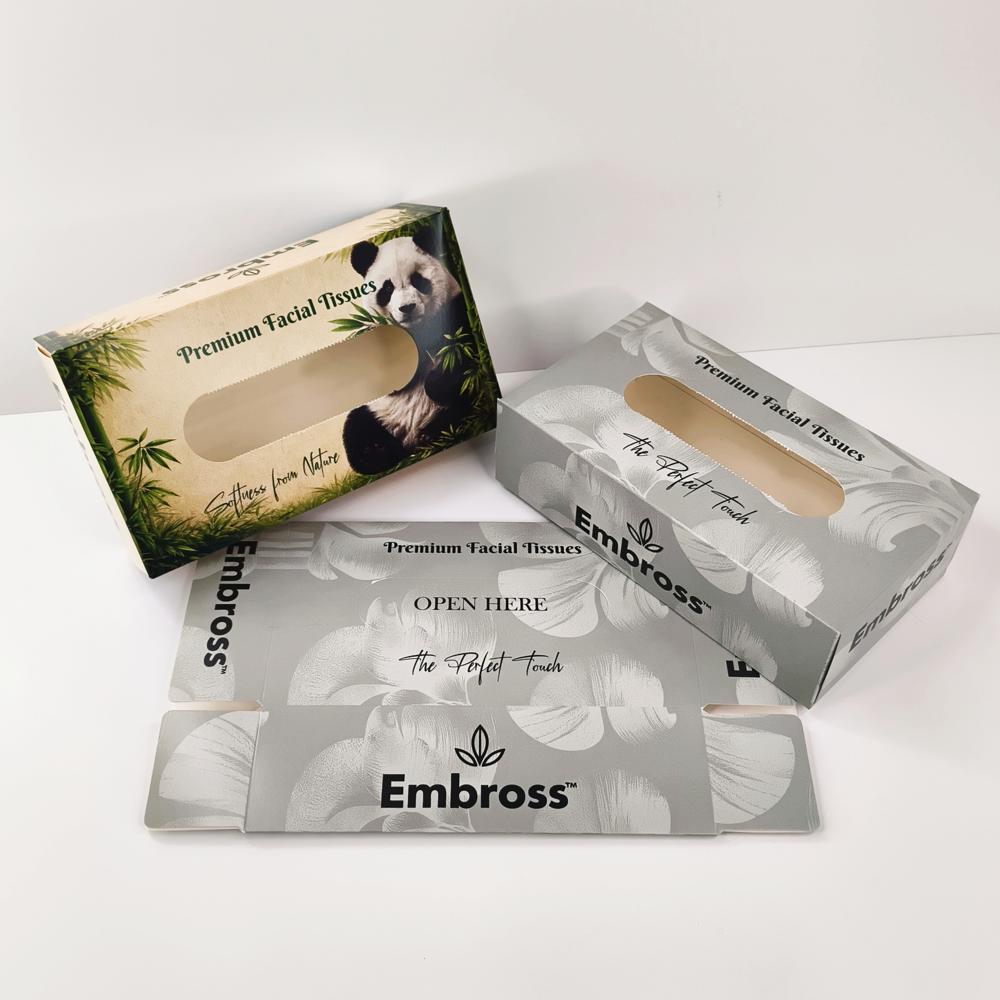 TISSUE PACKAGING BOX