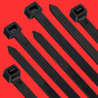 Black White Cable Ties
