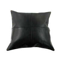 Decorative Leather Cushion Cover - Color: Brown