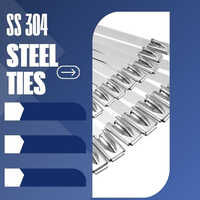 SS 304 Stainless Steel Cable Ties Size from 100mm to 900mm