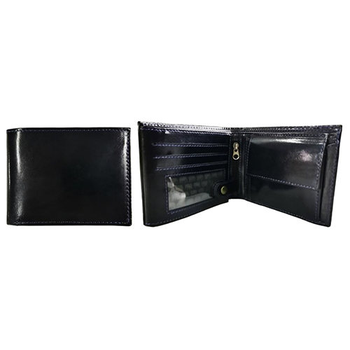 Stylish Mens Leather Wallet - Color: Brown