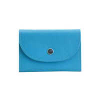 Leather Blue Coin Pouch - Color: Brown