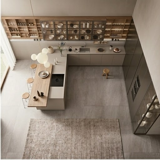 Italian Modular Kitchen - Assembly: Carpenter Assembly