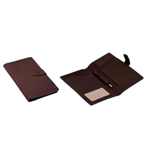 Travel Ladies Leather Wallet - Color: Black