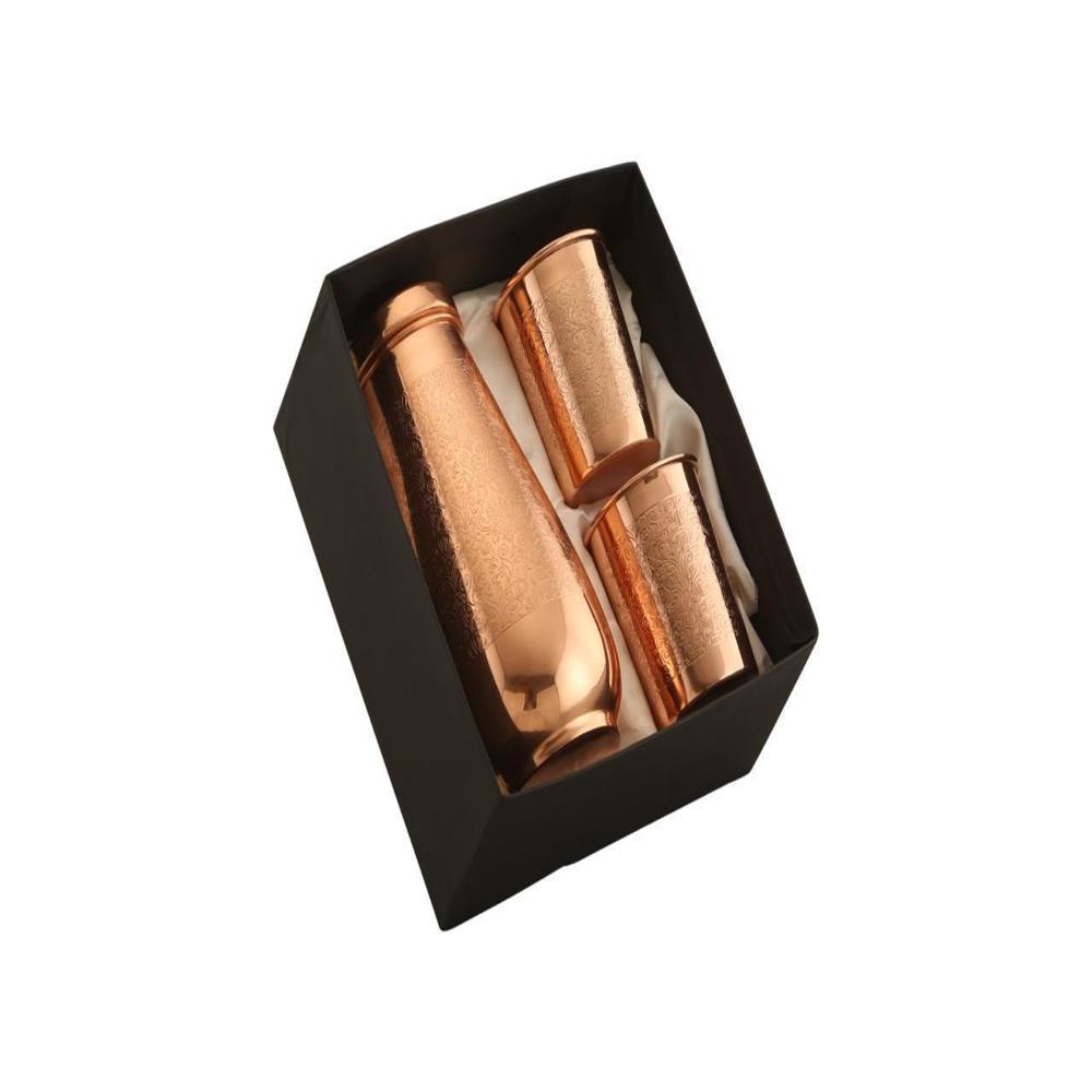 Pure Copper Drinking Water Bottle - Length: 7  Centimeter (Cm)