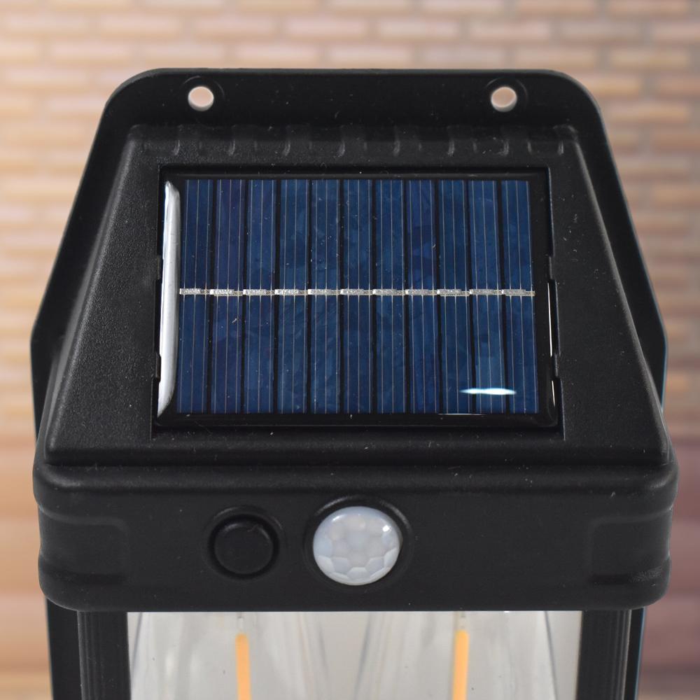 18W Solar Wall Double Lights / Lamp With 2 Modes & Motion Sensor (1 Pc) - Color: Mix