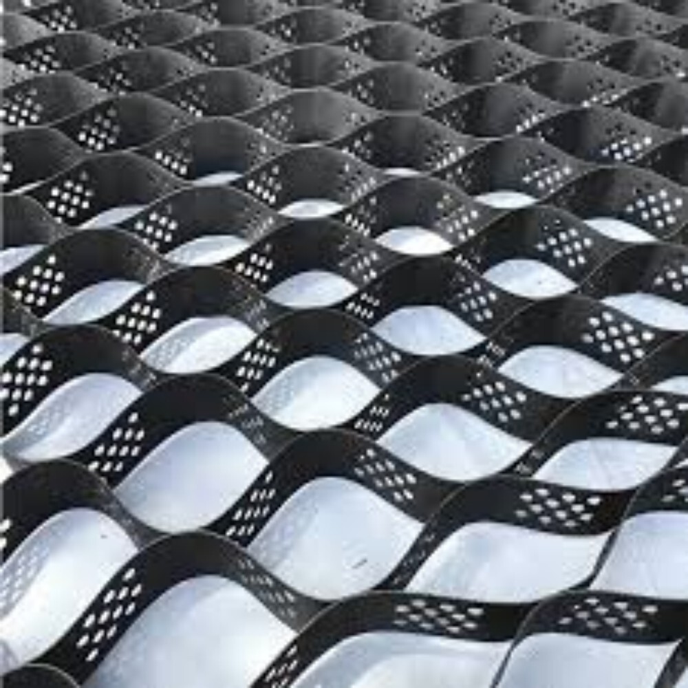 Concrete Pavement Geocells - High-density Polyethylene Material, Customized Sizes , Uv Resistant And Polished Surface Treatment For Commercial Use