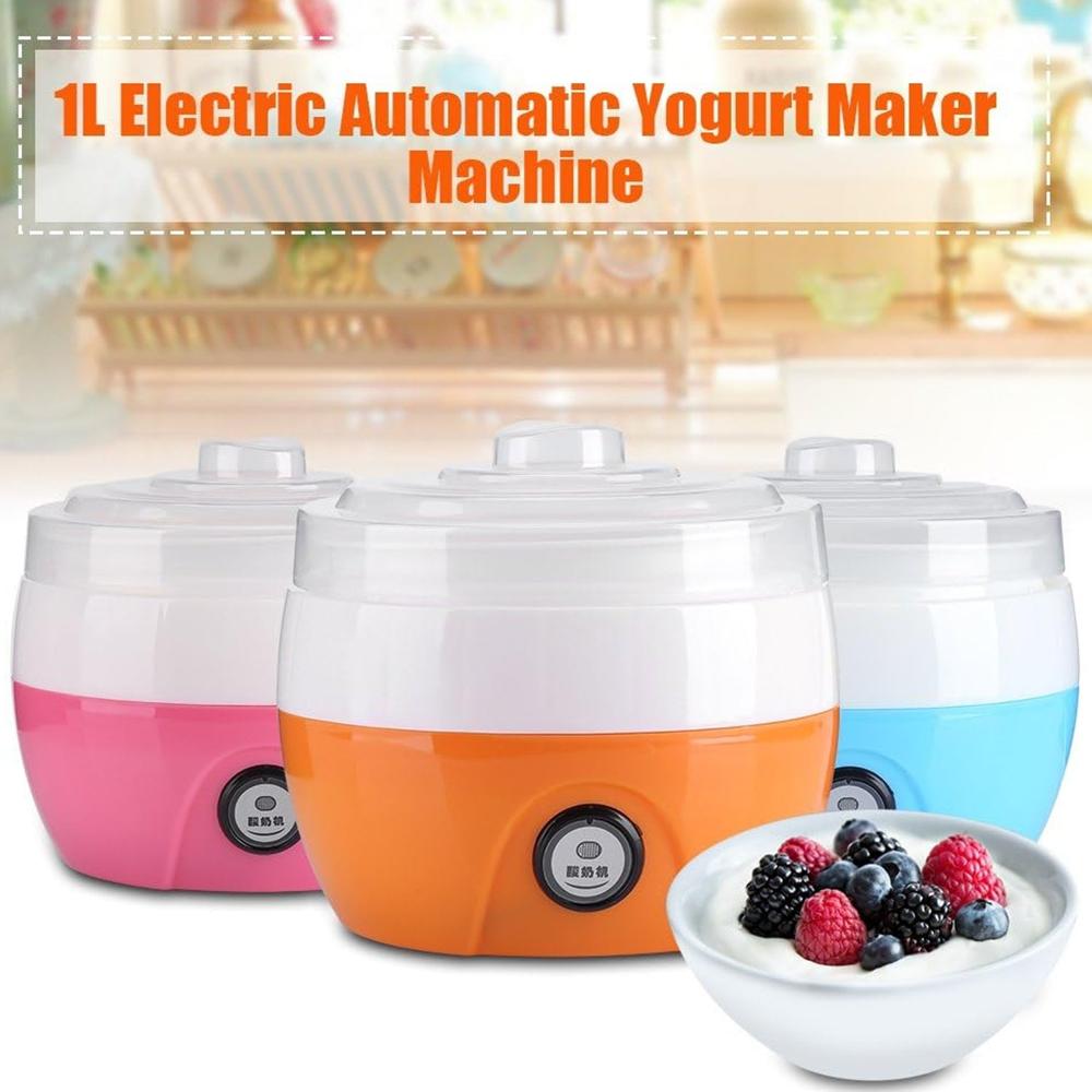 Electronic Yogurt Maker 1l With Automatic Function For Home Use - Color: Mix
