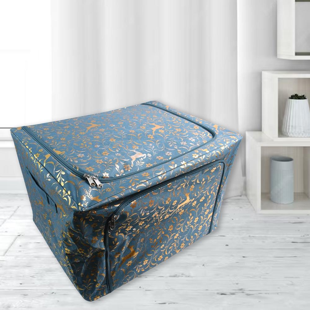 Zippered Closet Storage Box with Lid, With Window (5040 Cm / 1 Pc)