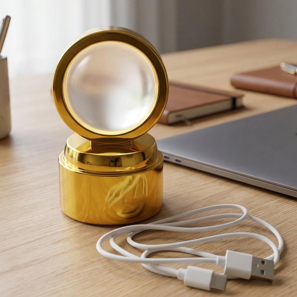 3D Religious Design Crystal Ball Led Night Lamp (1 Pc) - Color: Mix