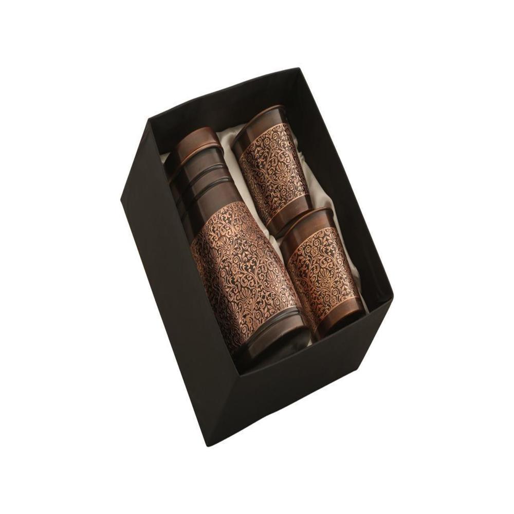 Copper Bottle 2 Glass Set One Piece Supply