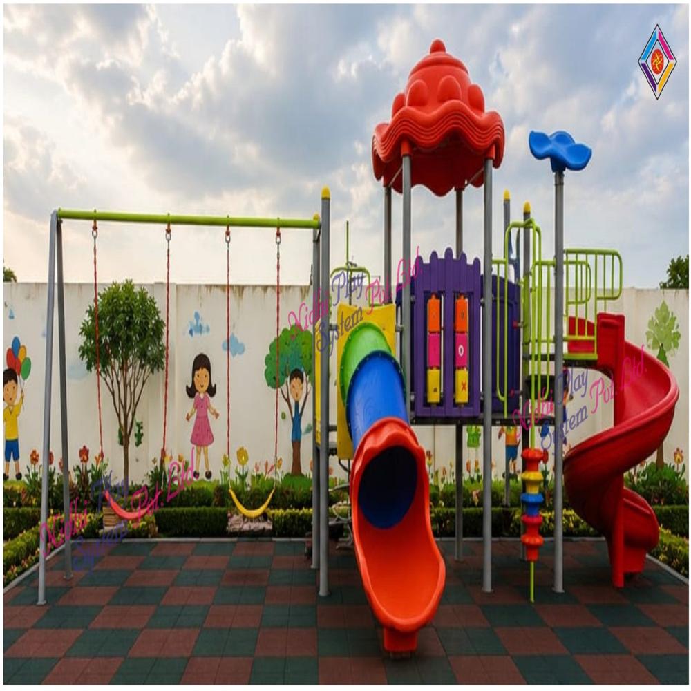 Frp Outdoor Playground Multiplay Station - Capacity: 12-18 Children At A Time
