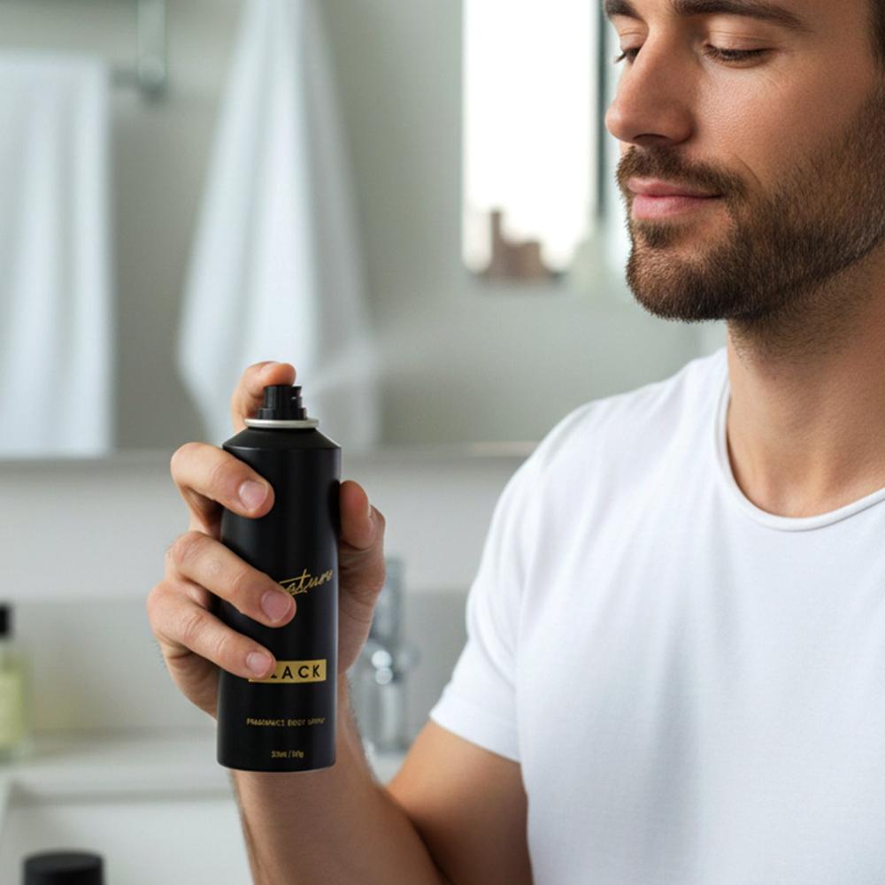 Signature Premium Black Fragrance Body Spray 200 ML