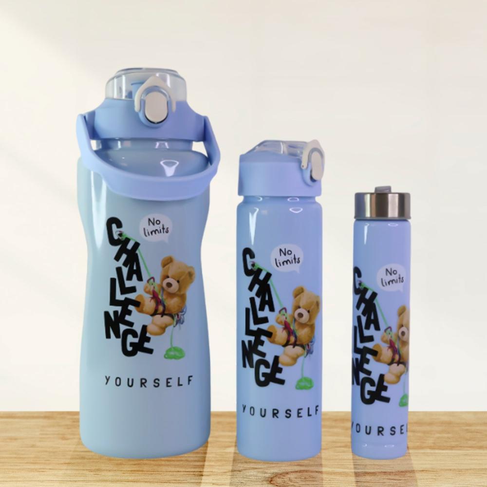 Premium Water Bottles  2000ML + 900ML + 300ML (Set)