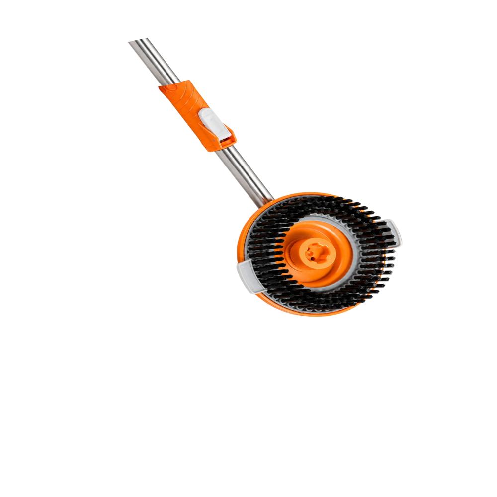 Klyntec Hard Bristle Scrubber Attachment For Spin Mop - Universal Fit Floor - Automation Grade: Manual