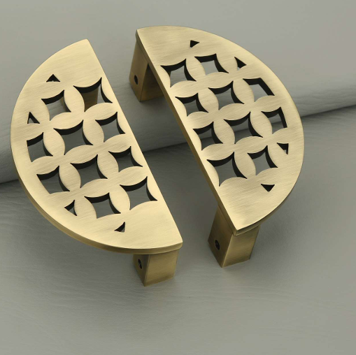 Glass Door - Color: Antique Brass/Matt Black