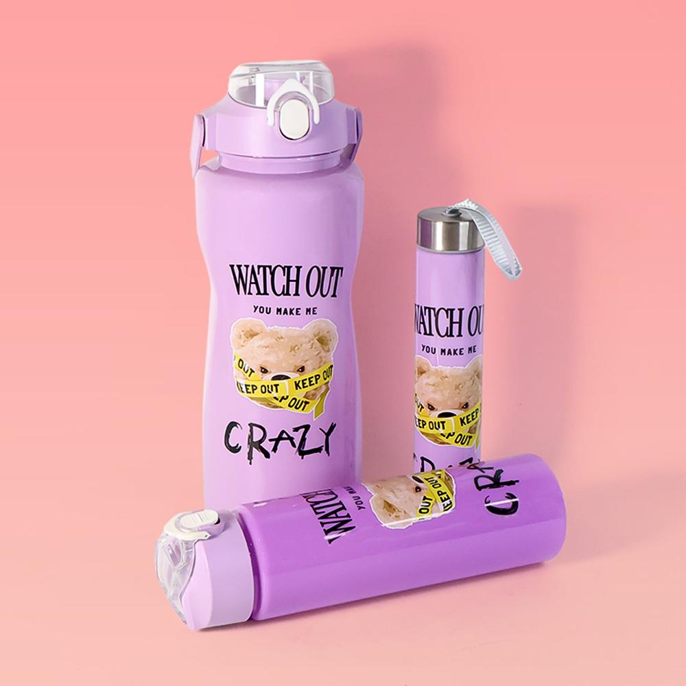 Premium Water Bottles  2000ML + 900ML + 300ML - (Set)