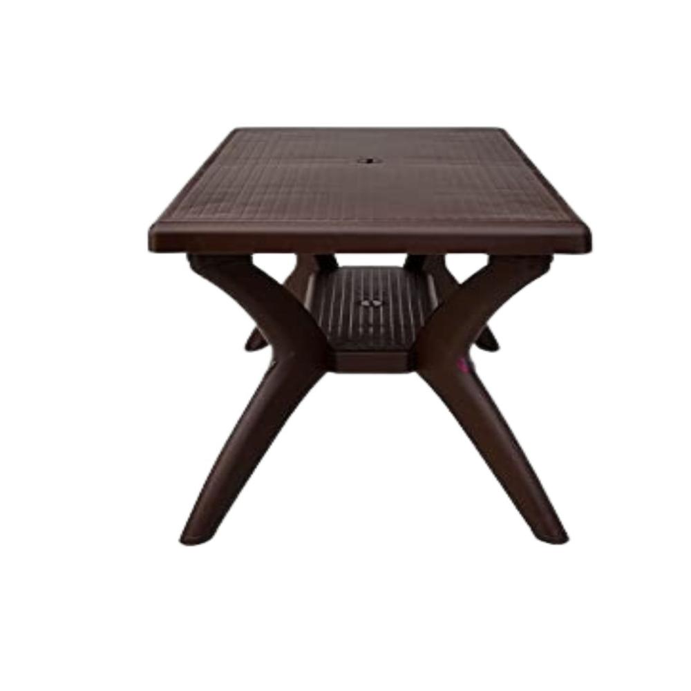 Plastic Folding Table - Color: Rad And Coffee