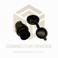 M30 Mrs 30mm Male Panel Female Cable - Nickel-plated Brass, 30mm Diameter, Ip67, Gold-plated Contacts, 15a Current
