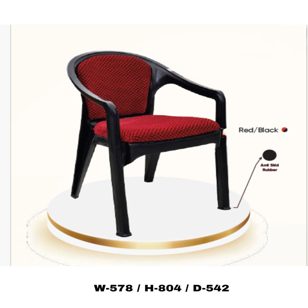 PLASTIC CUSHAN CHAIR