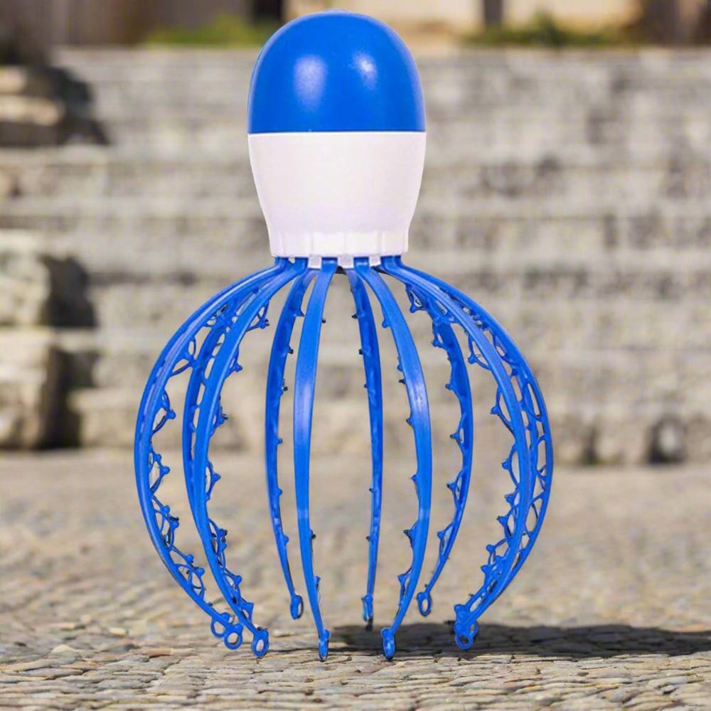 Electric Octopus Claw Scalp Massager (Not included battery / Mix Color)