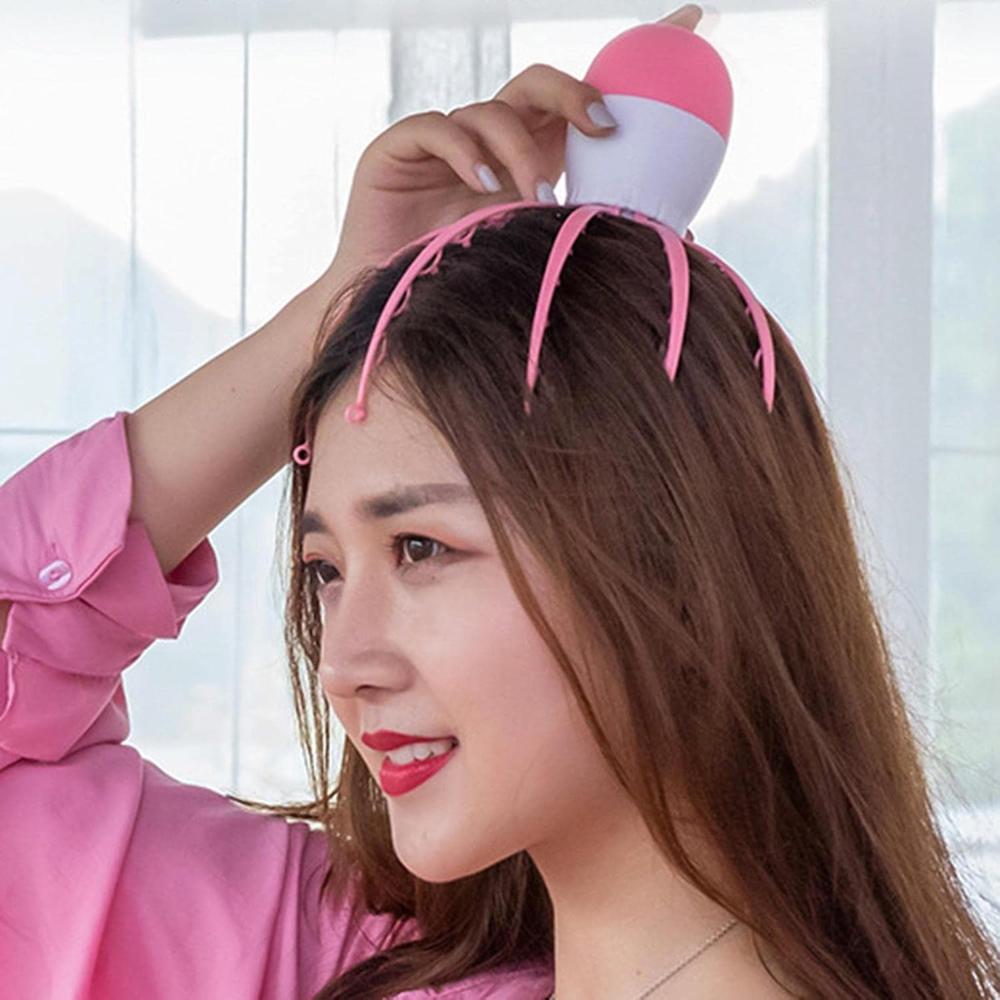 Electric Octopus Claw Scalp Massager (Not included battery / Mix Color)