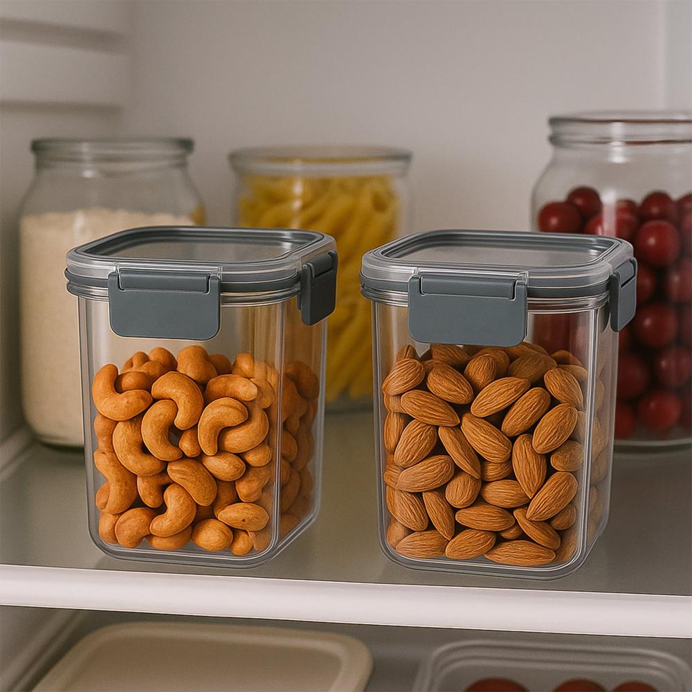 Apex Press N Lock Airtight Food Storage Container Set (2Pc/900ml) Approx