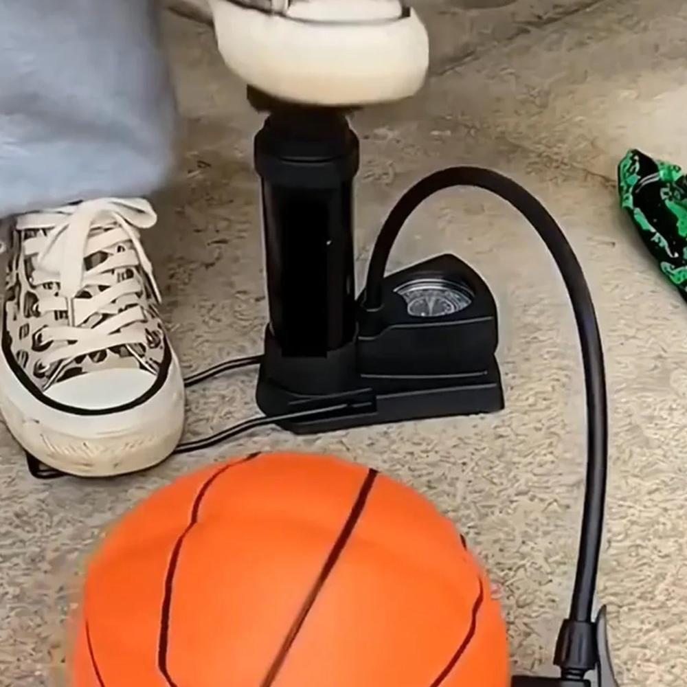 Double Cylinder Foot Air Pump (1 Set) - Color: Mix