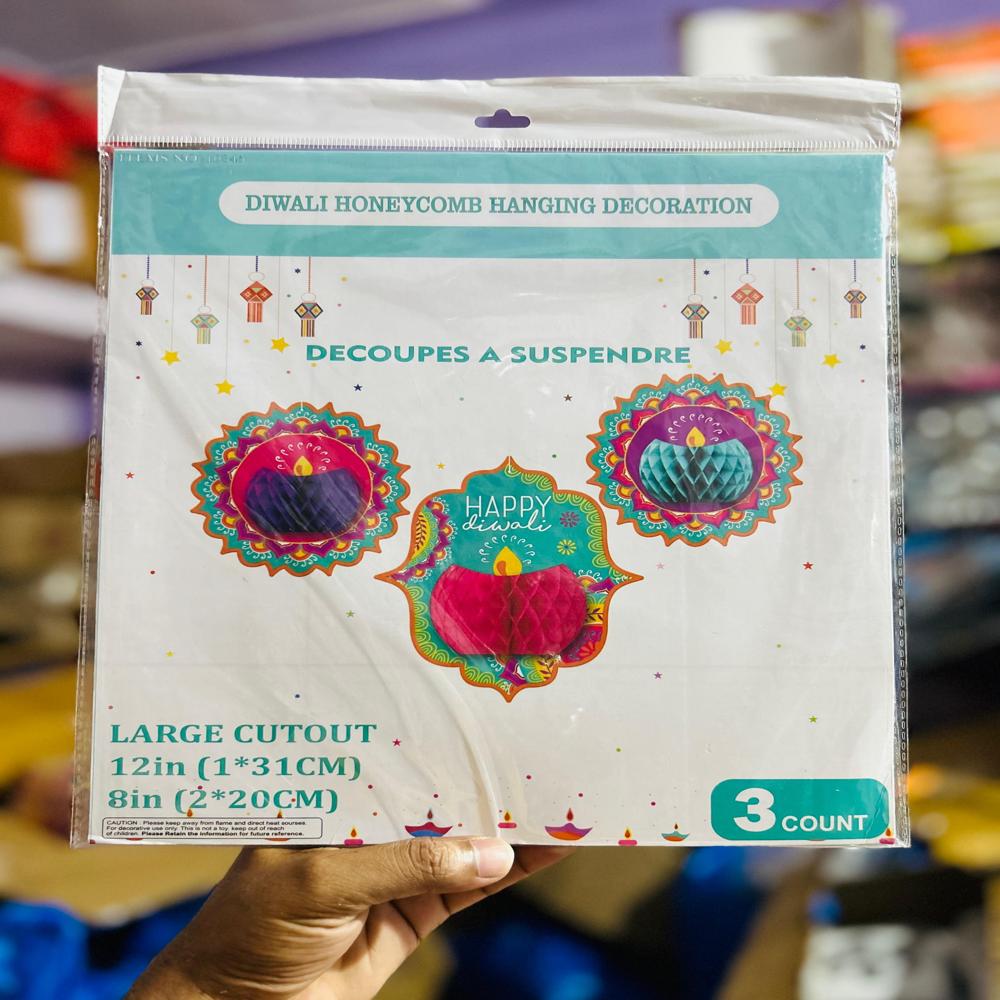 Honeycomb Diya For Diwali Decoration