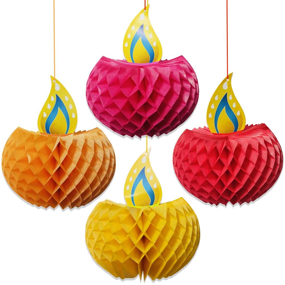 Honeycomb Diya For Diwali Decoration