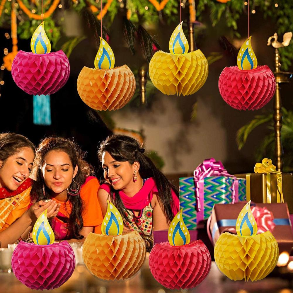 Honeycomb Diya For Diwali Decoration