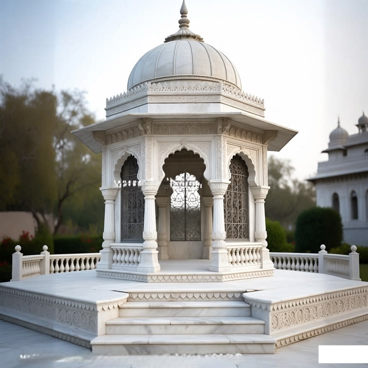 Marble chatri temple 