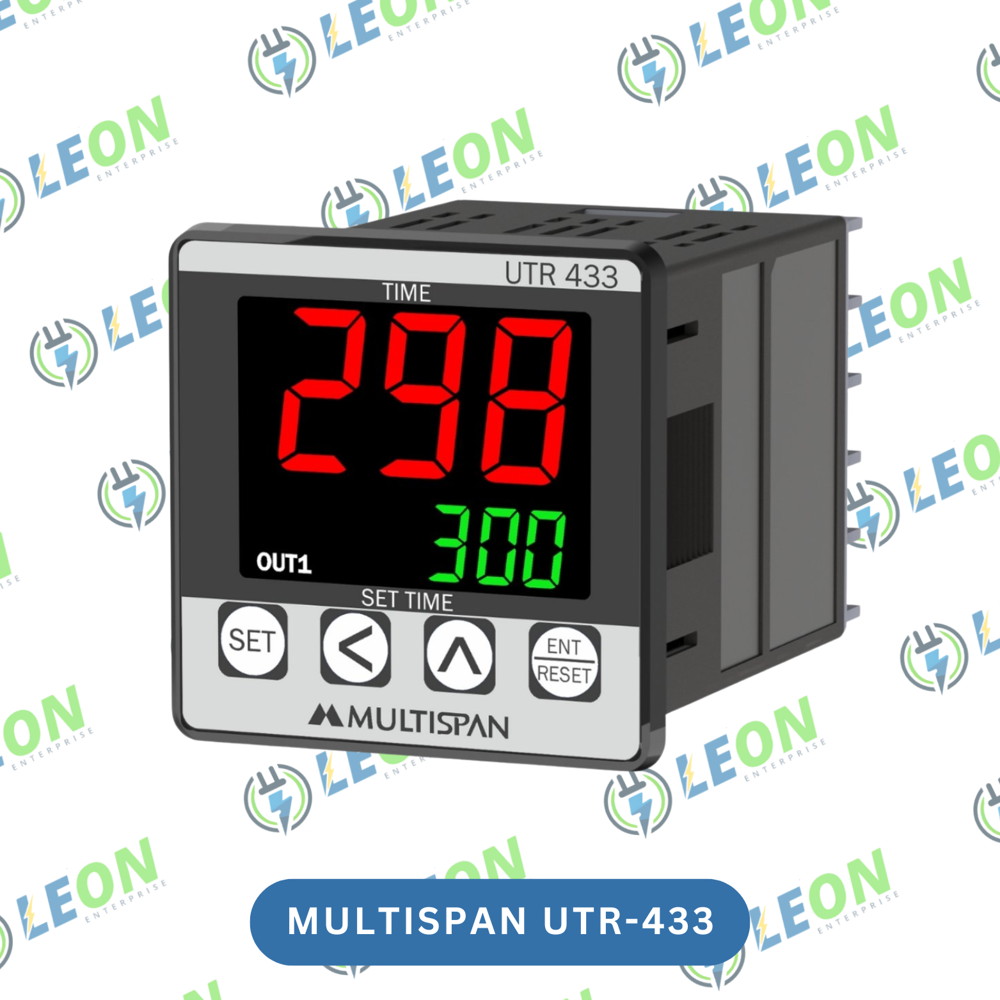 Multispan Programmable Timer UTR-433 1-Relay Digital Timer