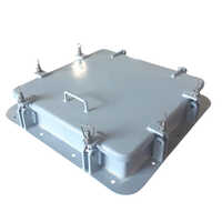 Industrial Louver With Hatch Cover