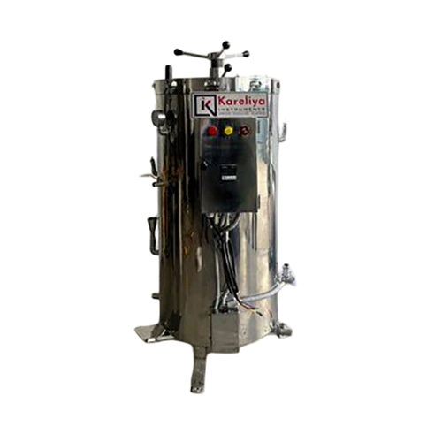 Radial Locking Vertical Autoclave - Chamber Size: 300 Mm X 500 Mm
