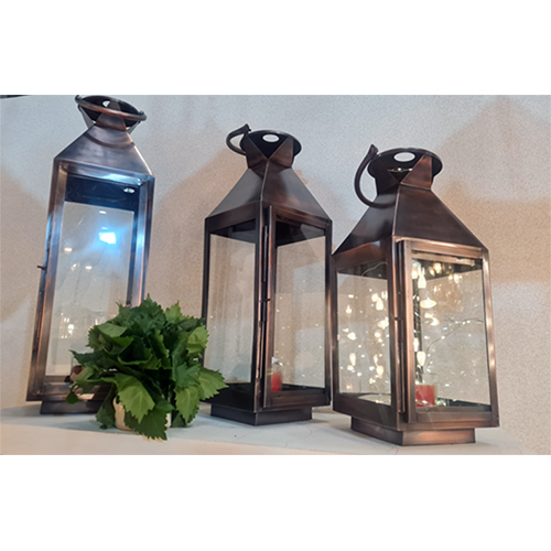 10456LN Handcrafted Metal Lanterns