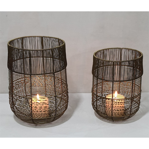15308TL Handcrafted Metal Lanterns