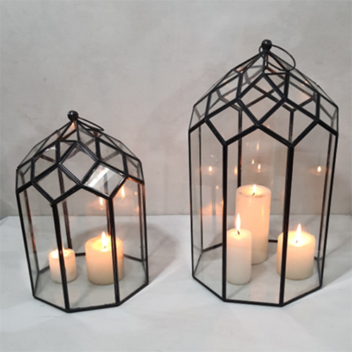 15329LN Handcrafted Metal Lanterns