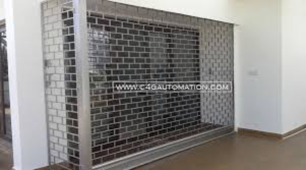 Rolling Grill Shutters - Color: White