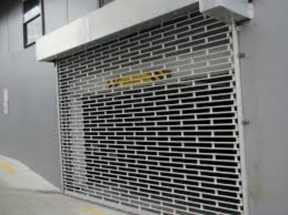 Rolling Grill Shutters - Color: White