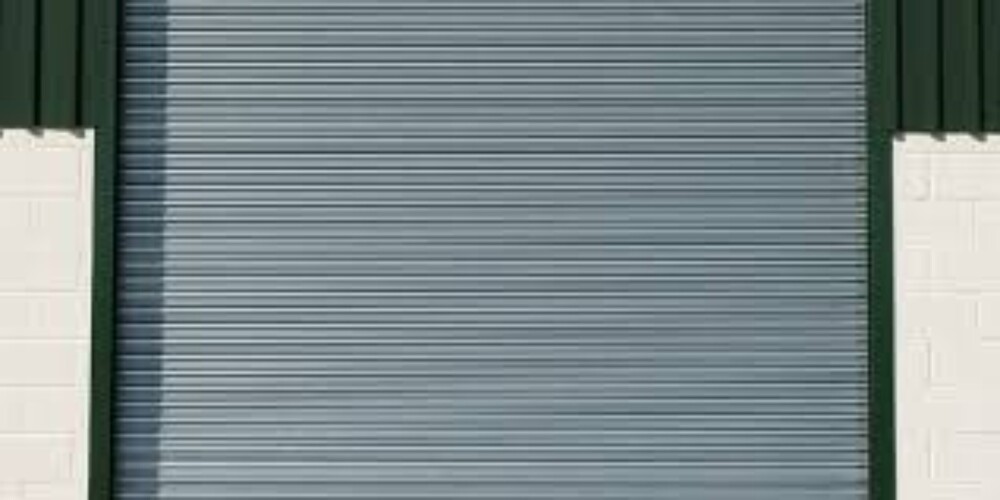Galvanized Perforated Rolling Shutters - Color: Black