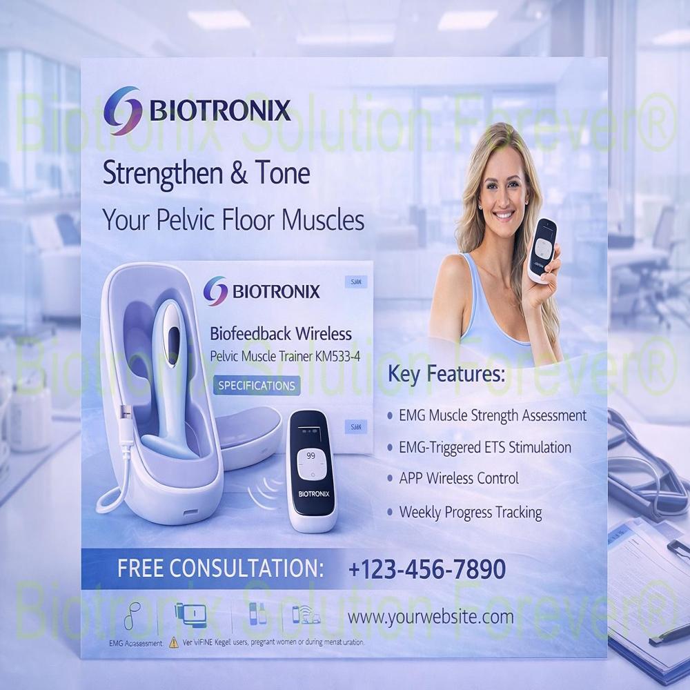 App-Controlled Pelvic Rehab Trainer KM-533-4 for Daily Therapy Routine